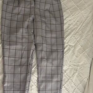 Women’s Gray Plaid Pants